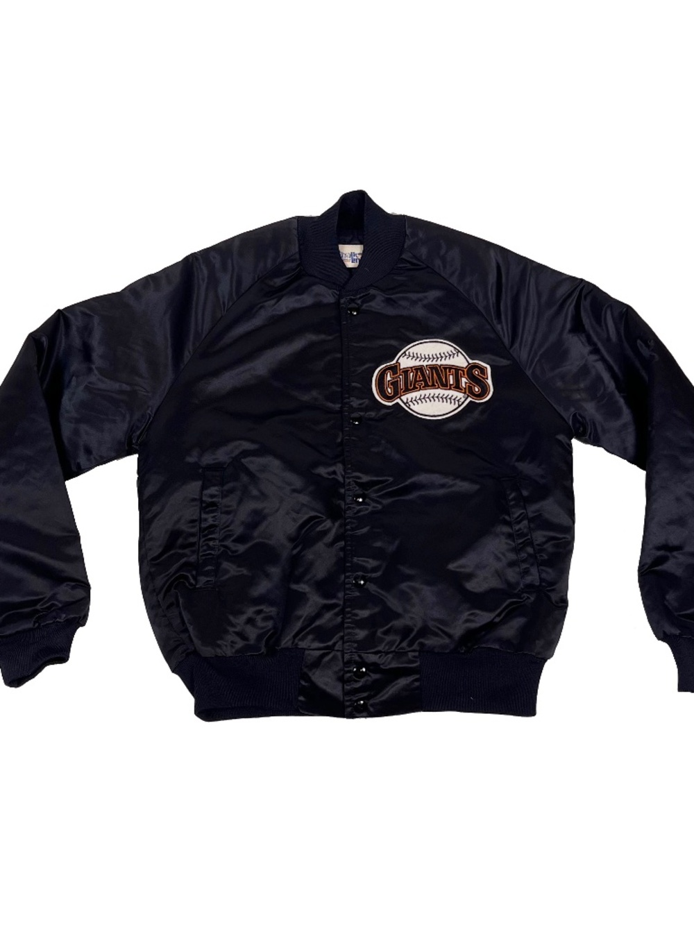 Vintage 80s Chalk Line San Francisco Giants Men Satin Bomber Jacket
